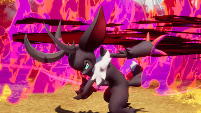 Loupmoon fight Palworld